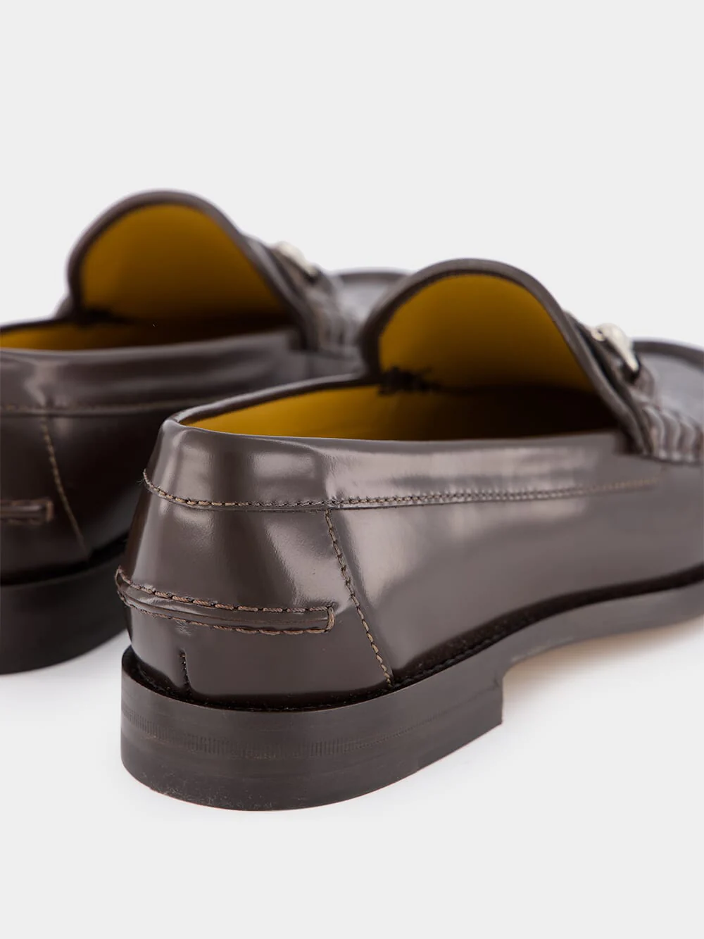 Brown GG Loafer with Horsebit - Image 6