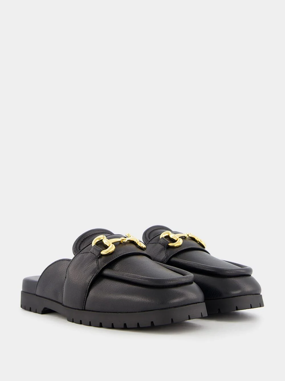 Horsebit Leather Mules - Image 3