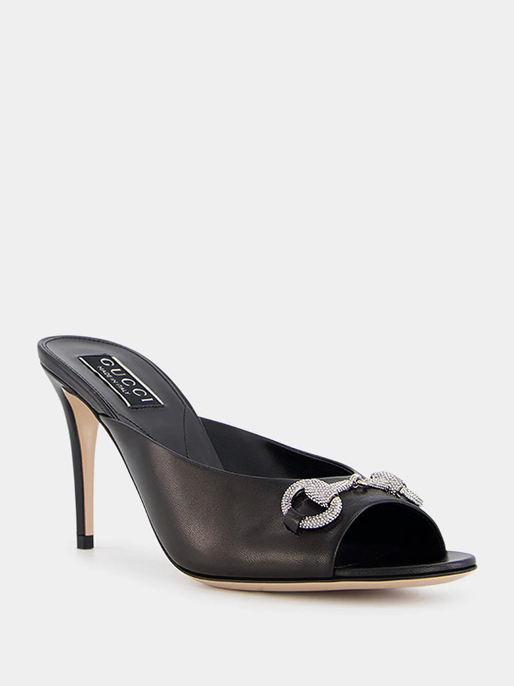 Horsebit Mid-Heel Slide Sandal - Image 2