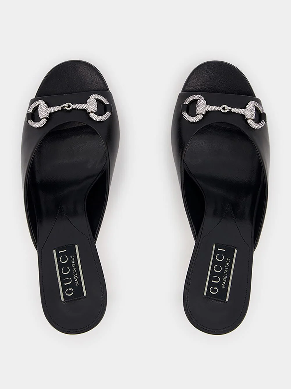 Horsebit Mid-Heel Slide Sandal - Image 4