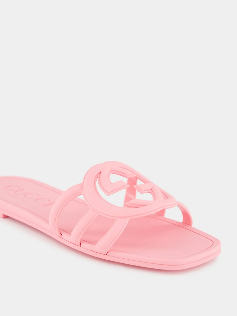 Interlocking G Pink Slide Sandal - Image 6