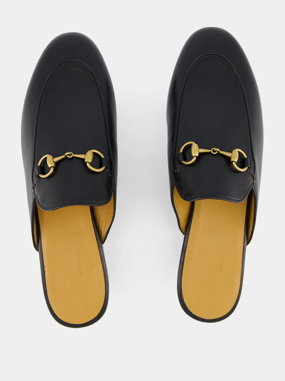 Princetown Black Leather Slipper - Image 4