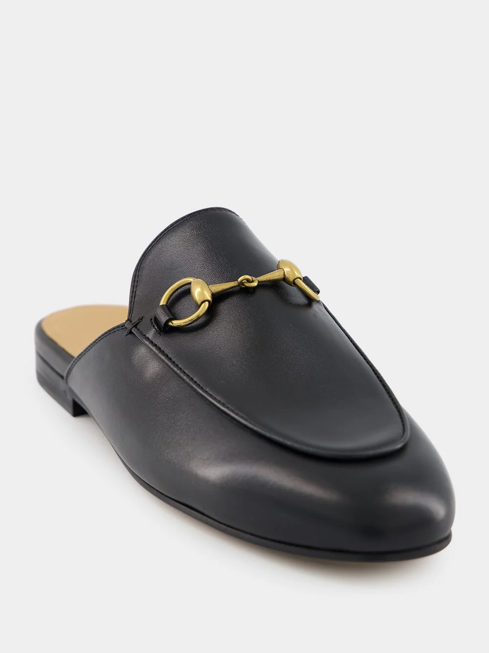 Princetown Black Leather Slipper - Image 6