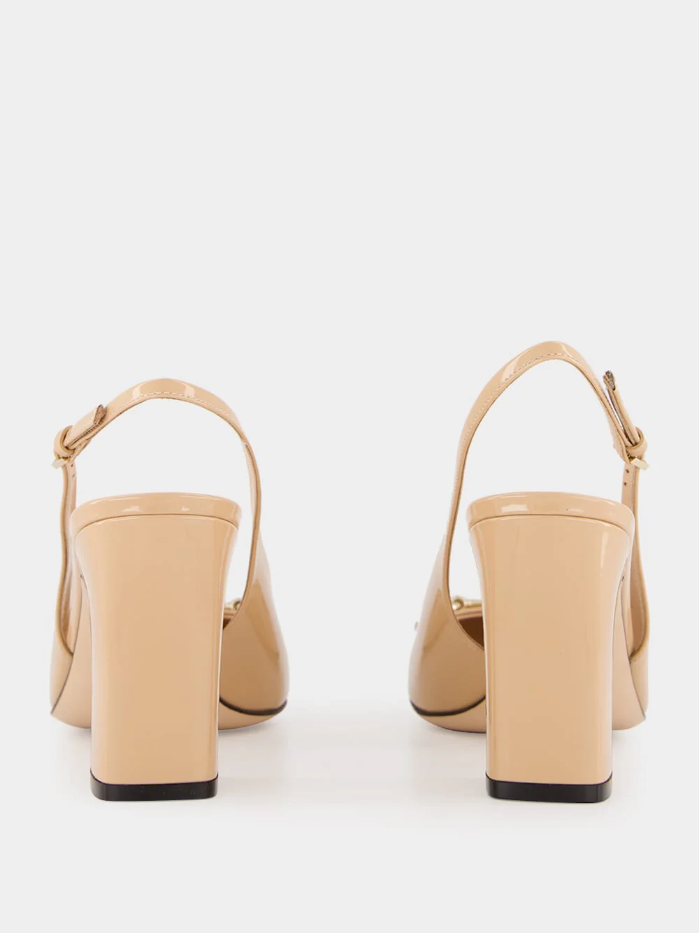 Rose Horsebit Slingback Heels - Image 5