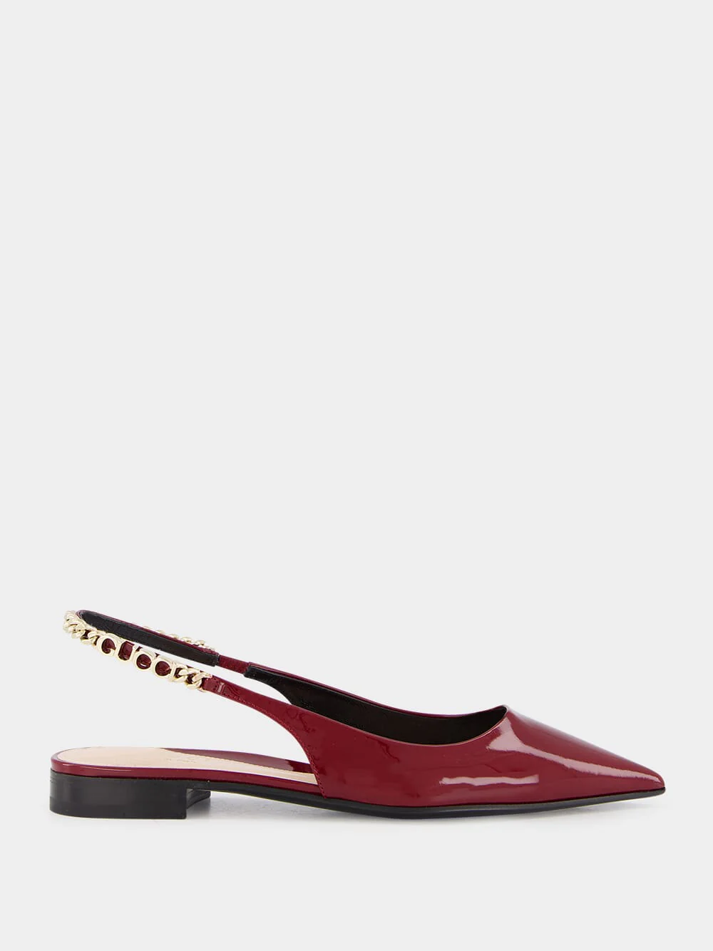 Rosso Ancora Signoria Ballet Flat