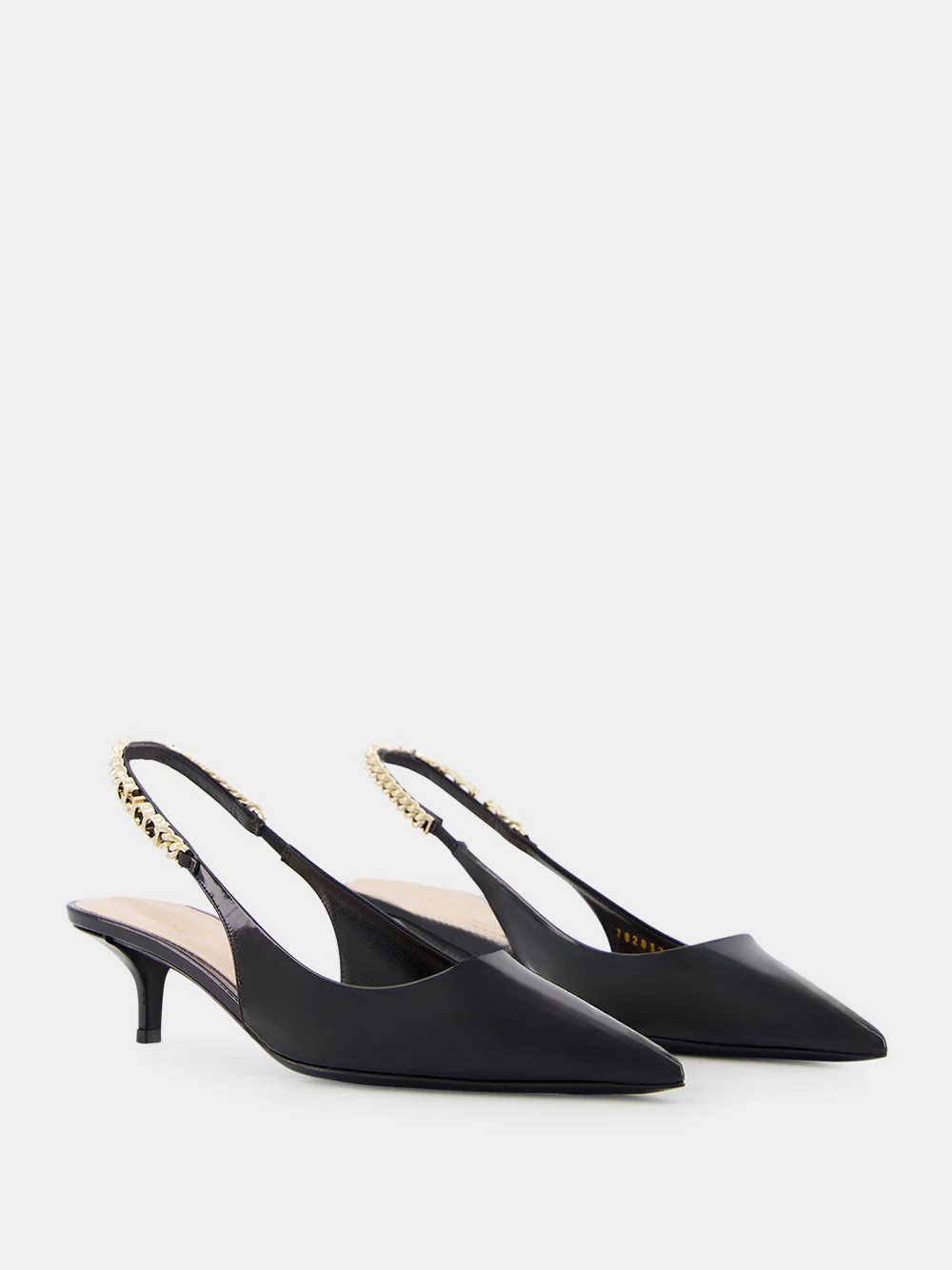 Signoria Slingback Black 105mm Pump - Image 3