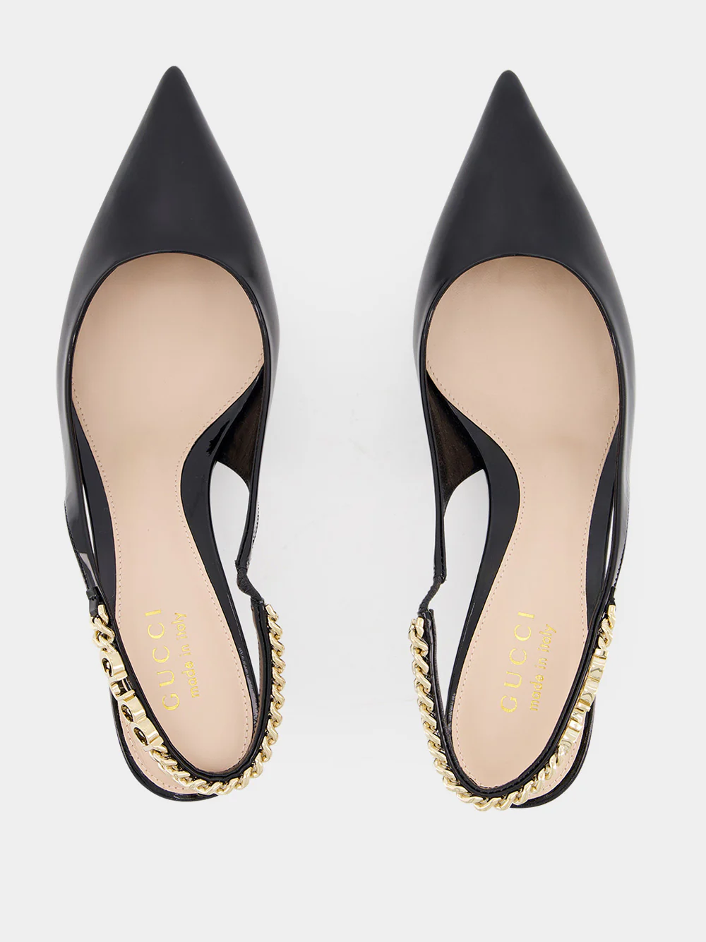 Signoria Slingback Black 105mm Pump - Image 4