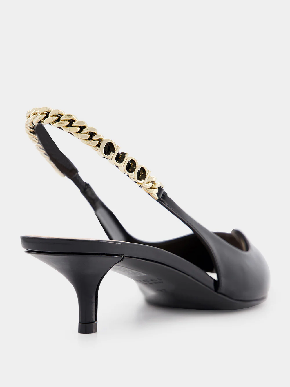 Signoria Slingback Black 105mm Pump - Image 6