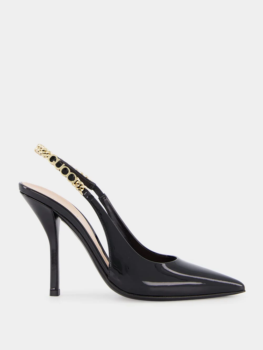 Signoria Slingback Black 105mm Pump