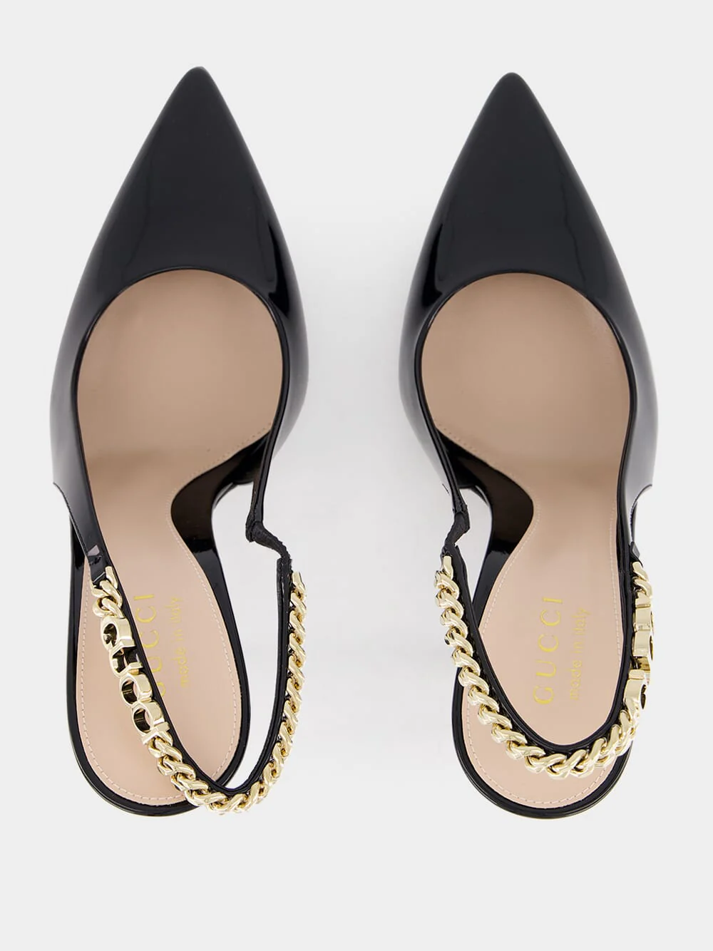 Signoria Slingback Black 105mm Pump - Image 4