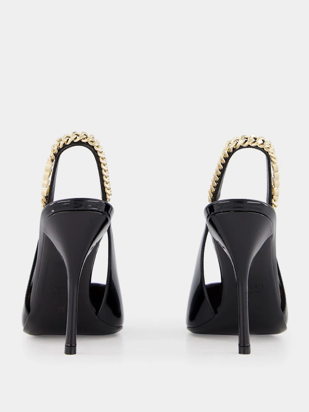 Signoria Slingback Black 105mm Pump - Image 5