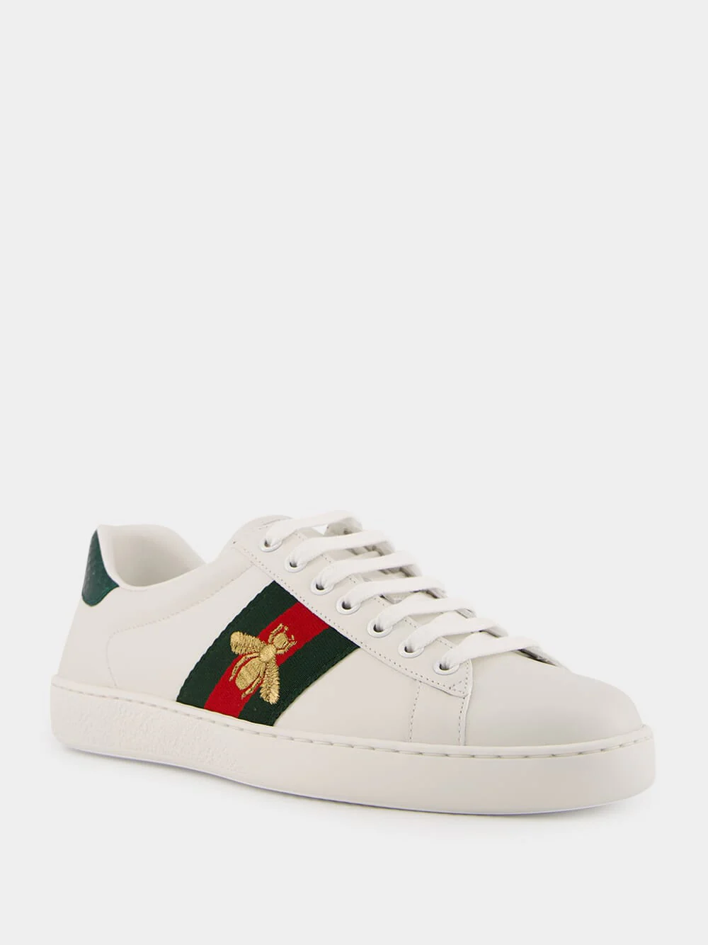 White Ace Sneaker with Embroidery - Image 2