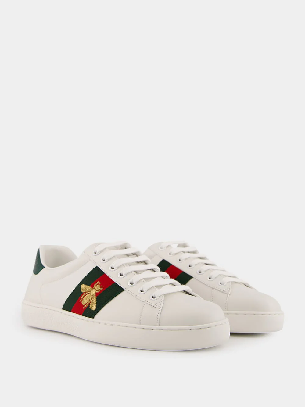 White Ace Sneaker with Embroidery - Image 3