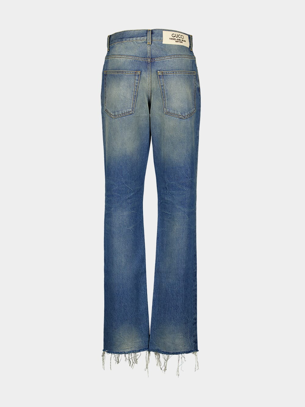 Straight-Leg Washed Jeans - Image 2