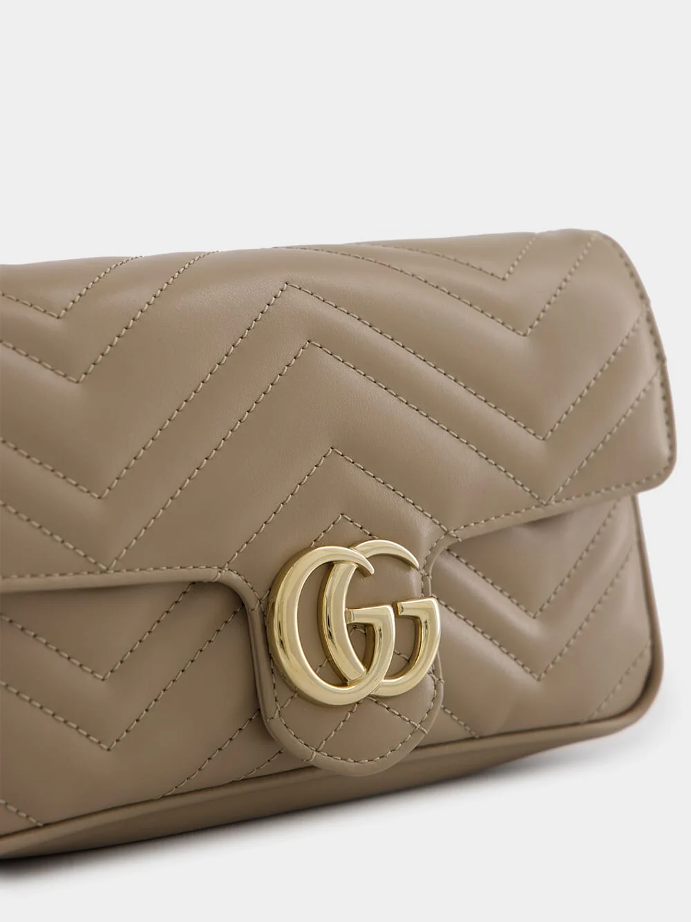 Taupe GG Marmont Mini Bag - Image 6
