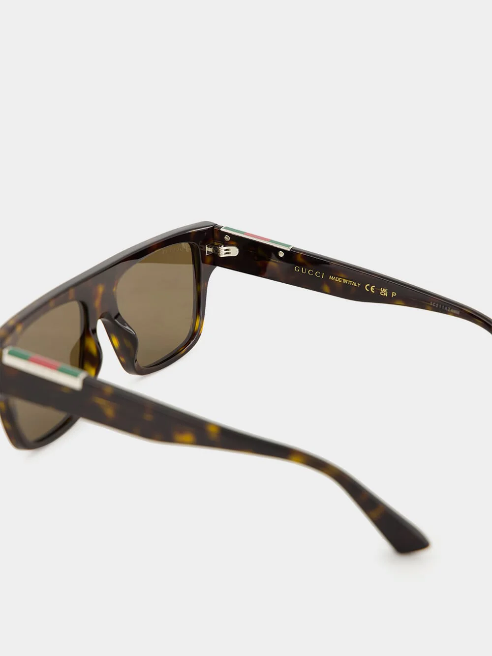 Web Detail Tortoiseshell GG Sunglasses - Image 4
