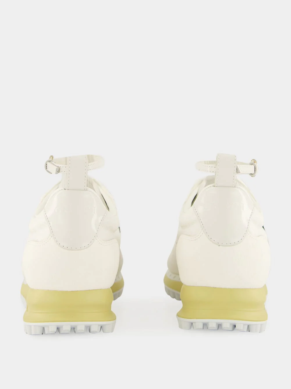 White GG Nylon Re-Motion Trainers - Image 5