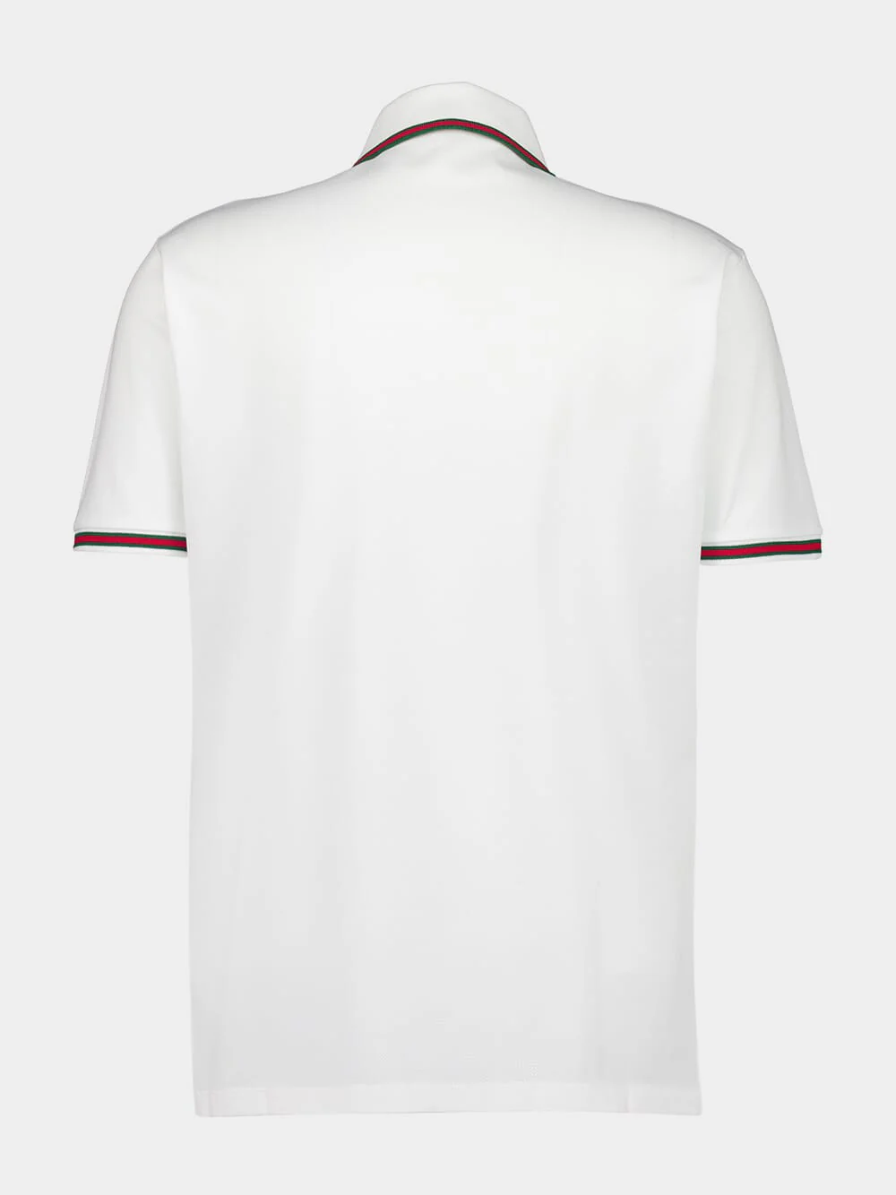 White Polo Stretch Piquet Cotton - Image 2