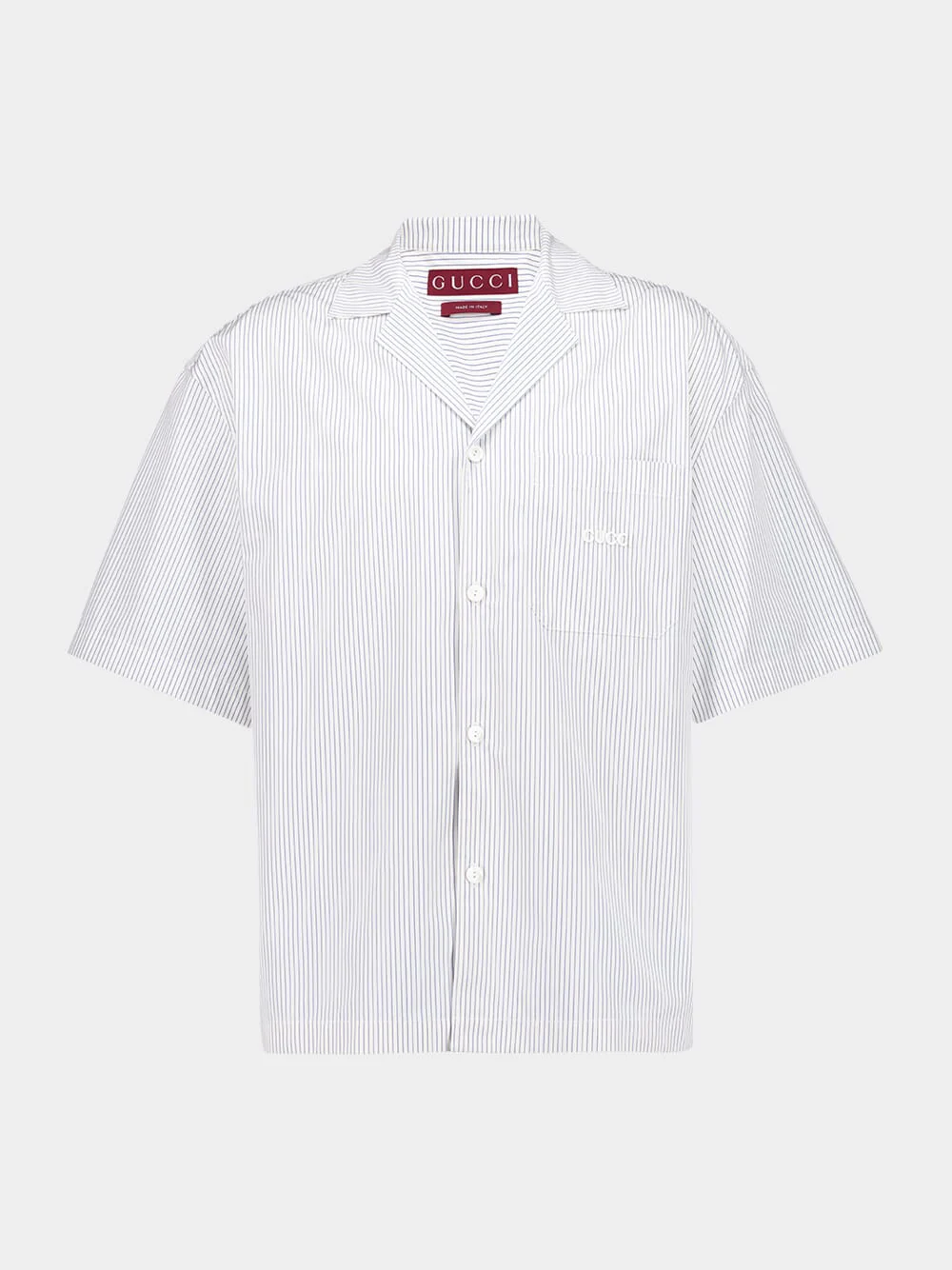 White Striped Cotton Shirt