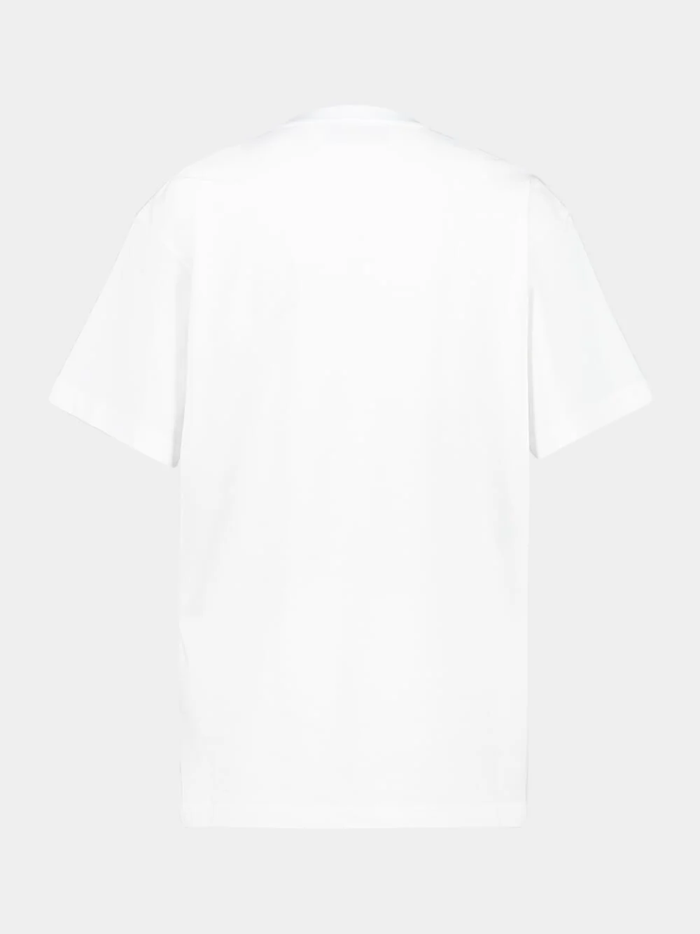 White T-Shirt with Interlocking G Print - Image 2