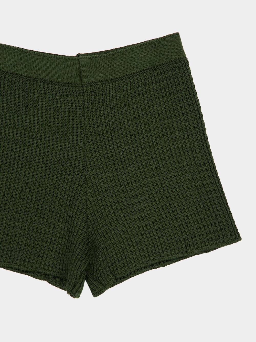 Green Lou Knit Shorts - Image 3