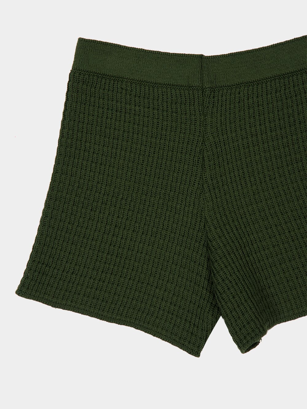 Green Lou Knit Shorts - Image 4