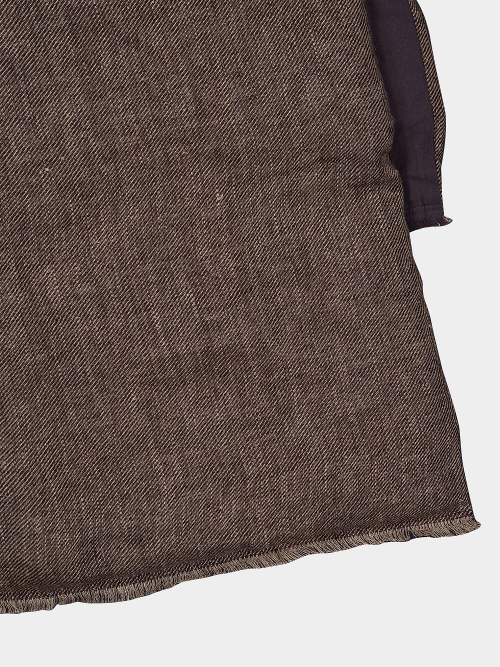 Charbon Brown Bed Roll Cuba in Linen - Image 3