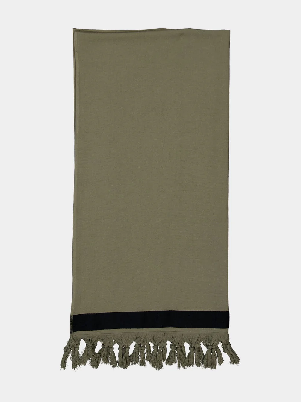 Khaki Taupe Copacabana Cotton Beach Towel