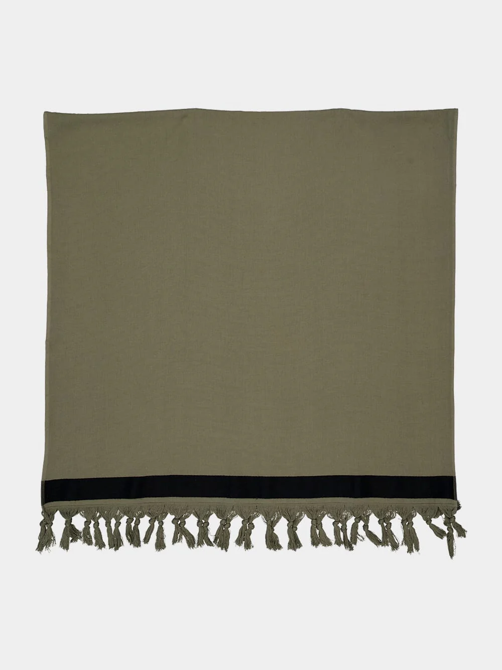 Khaki Taupe Copacabana Cotton Beach Towel - Image 2