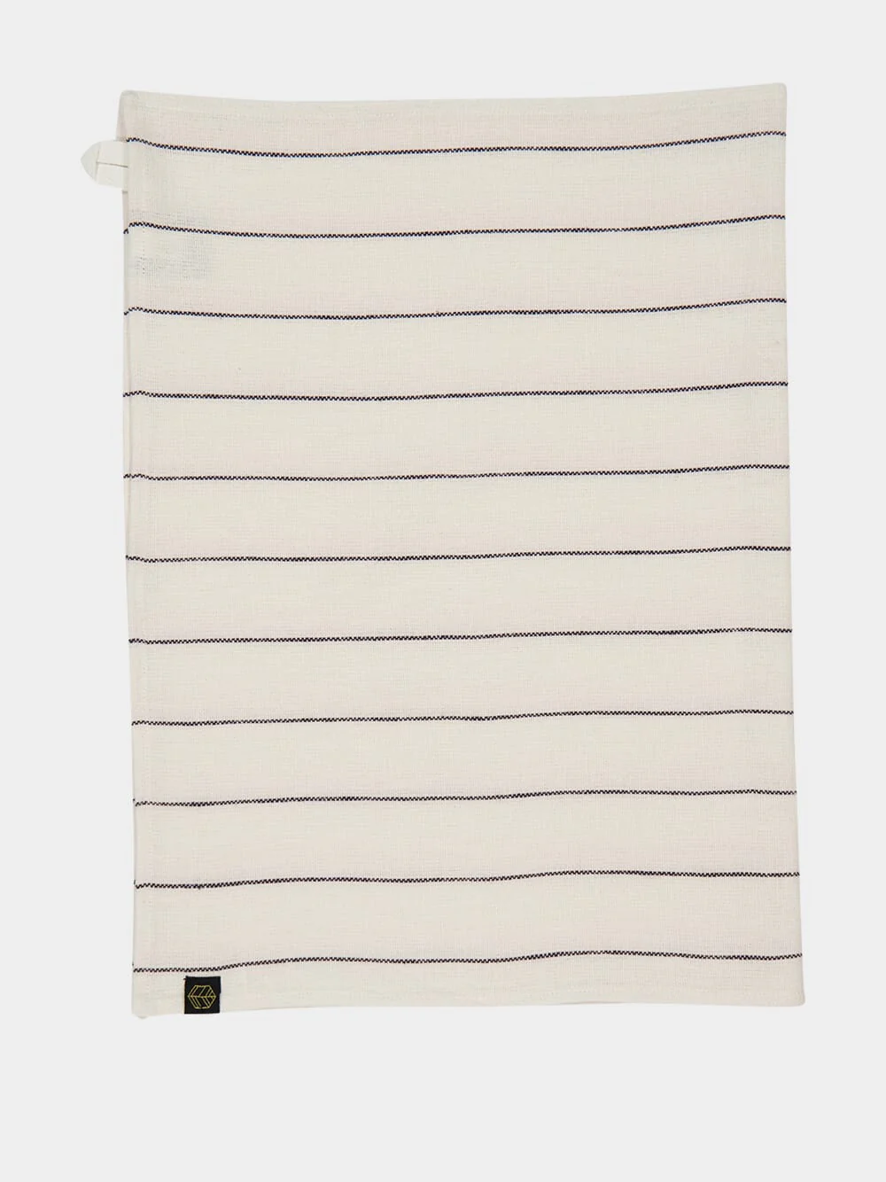White Calvi II Striped Kitchen Towel - Image 2