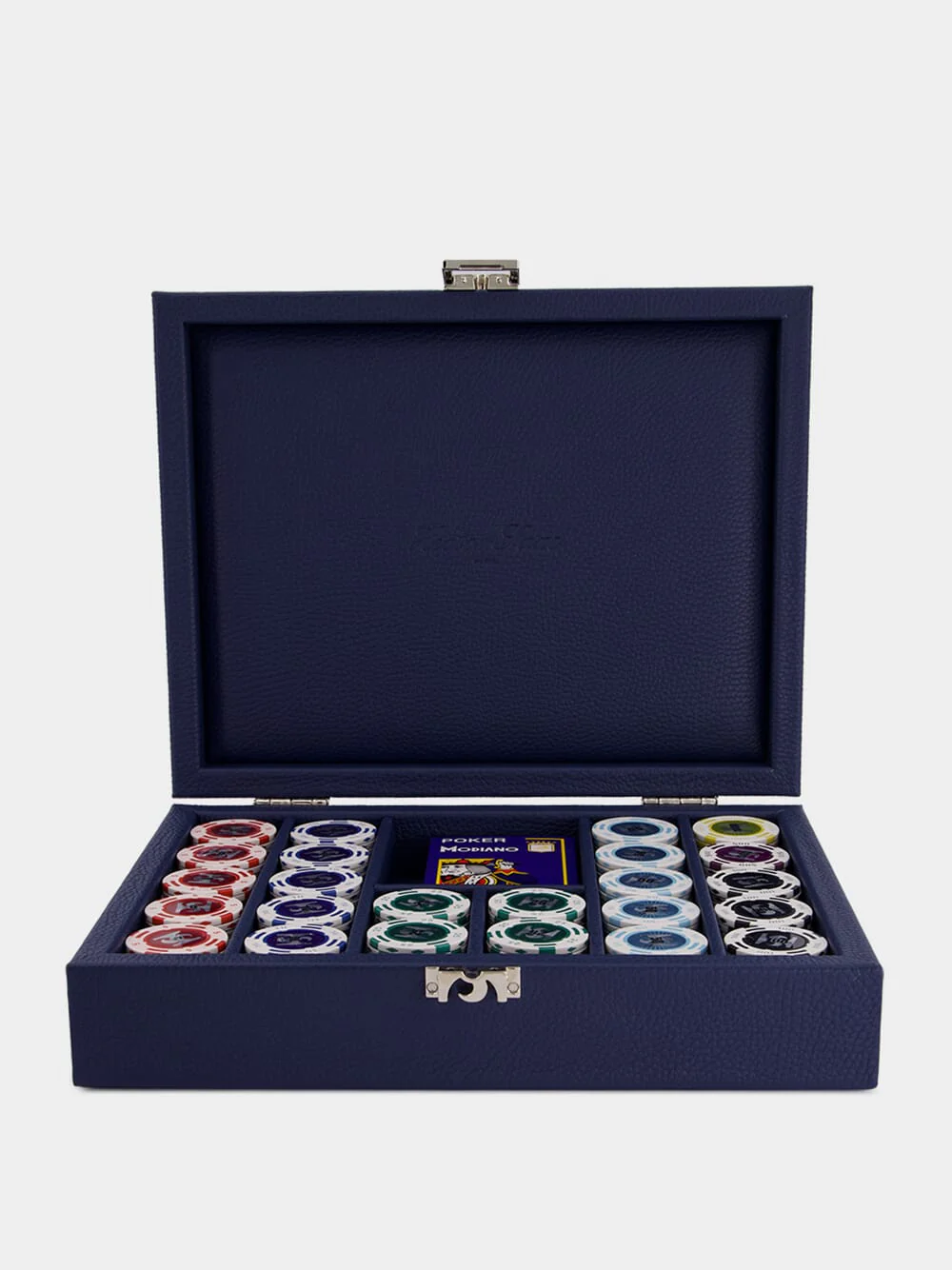 Bleu de France Leather Poker Set