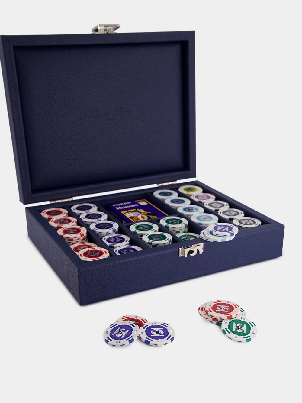 Bleu de France Leather Poker Set - Image 4