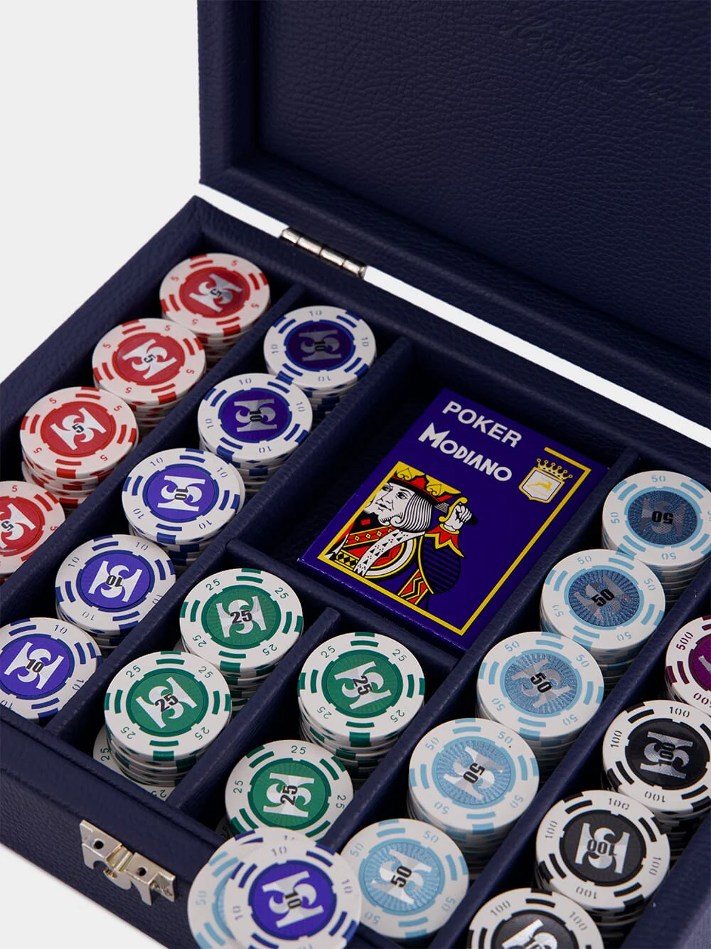 Bleu de France Leather Poker Set - Image 5