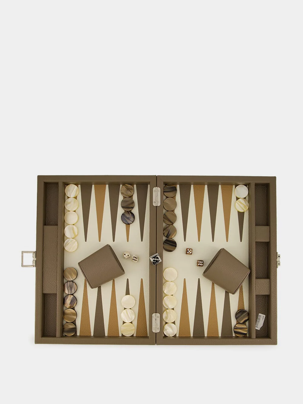 Taupe Medium Grained Backgammon - Image 2