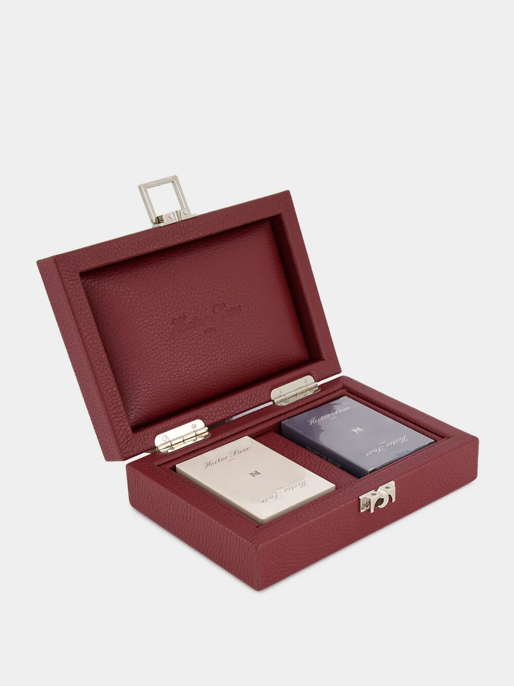 Bordeaux Leather Cards Set - Image 2