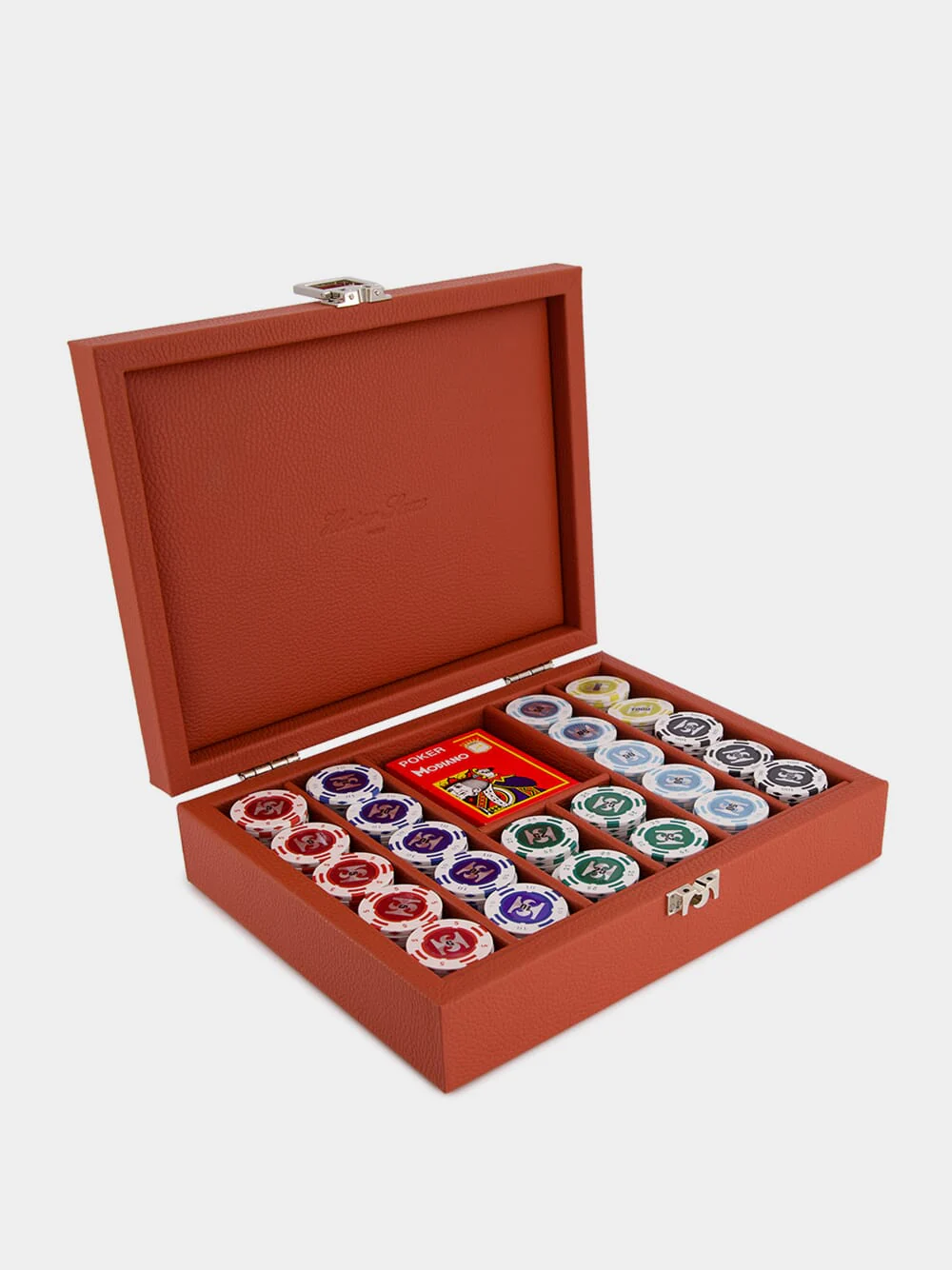 Brick Leather Poker Set - Image 2