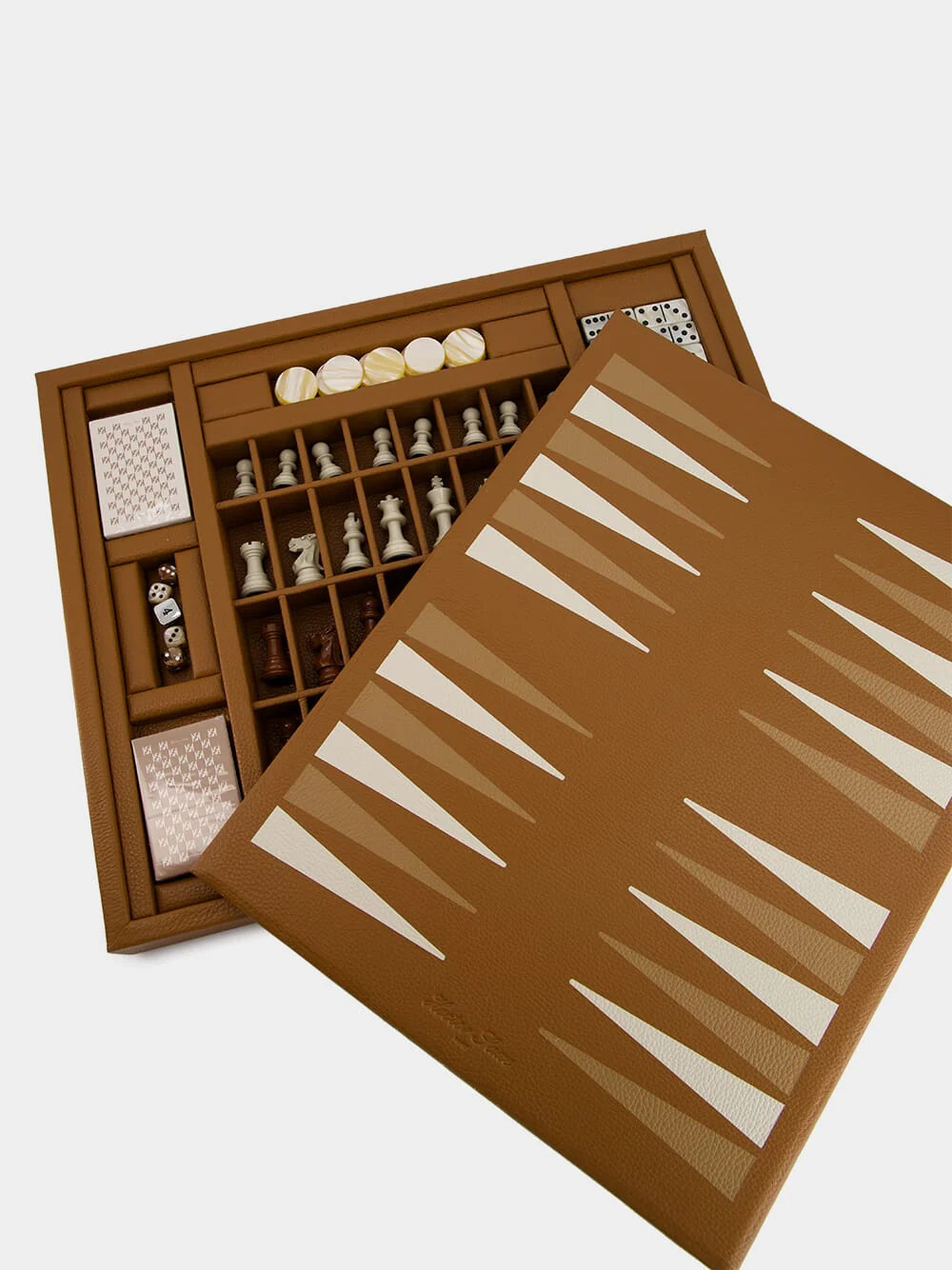 Gold Leather Multi-Game Box - Image 2
