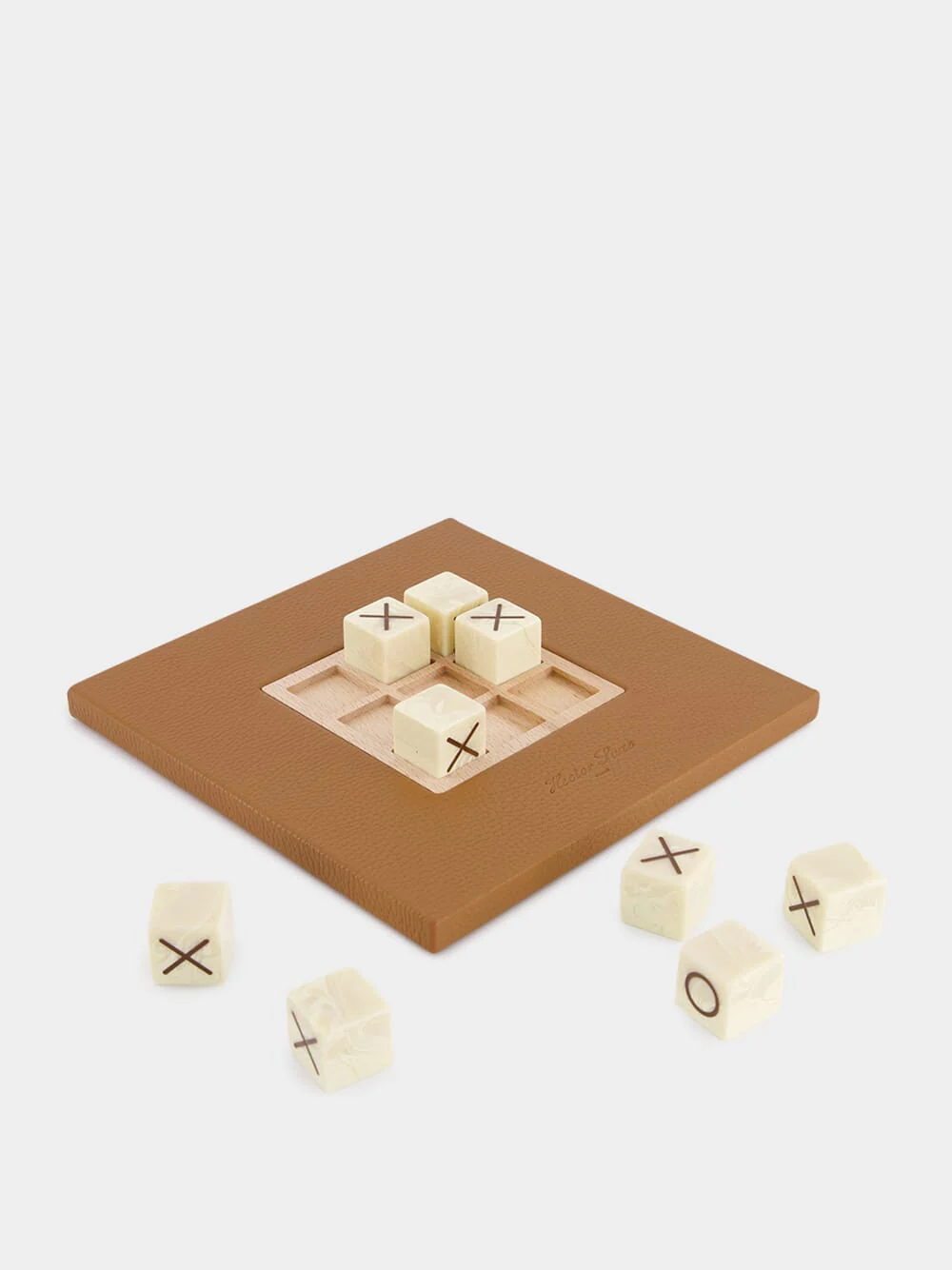 Gold Leather Tic Tac Toe - Image 2