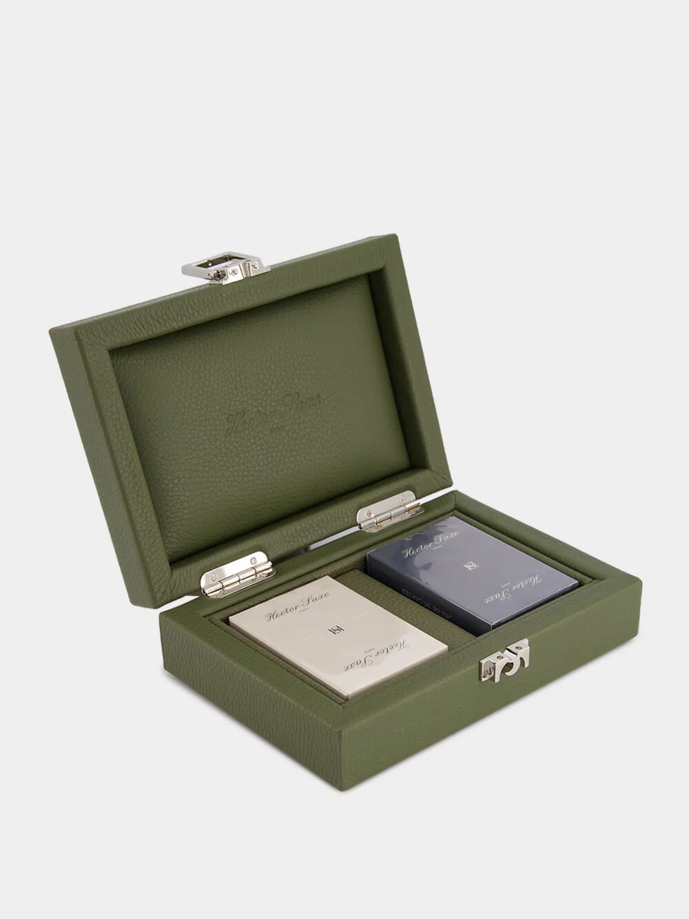 Khaki Clair Leather Cards Set - Image 2