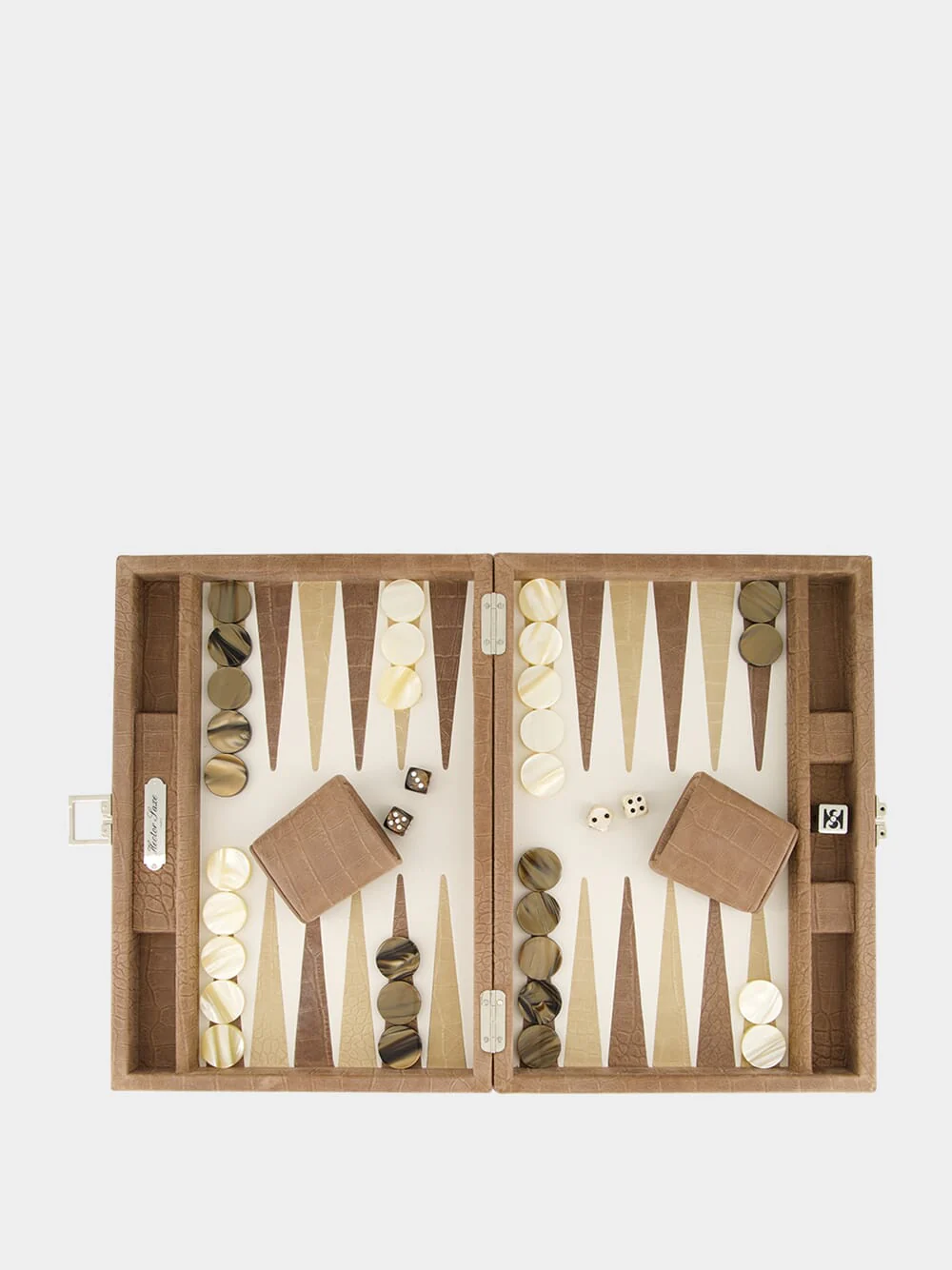 Vison Medium Alligator Backgammon Set - Image 2