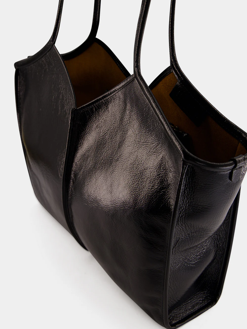 Black Calella Squared Medium Tote Bag - Image 6