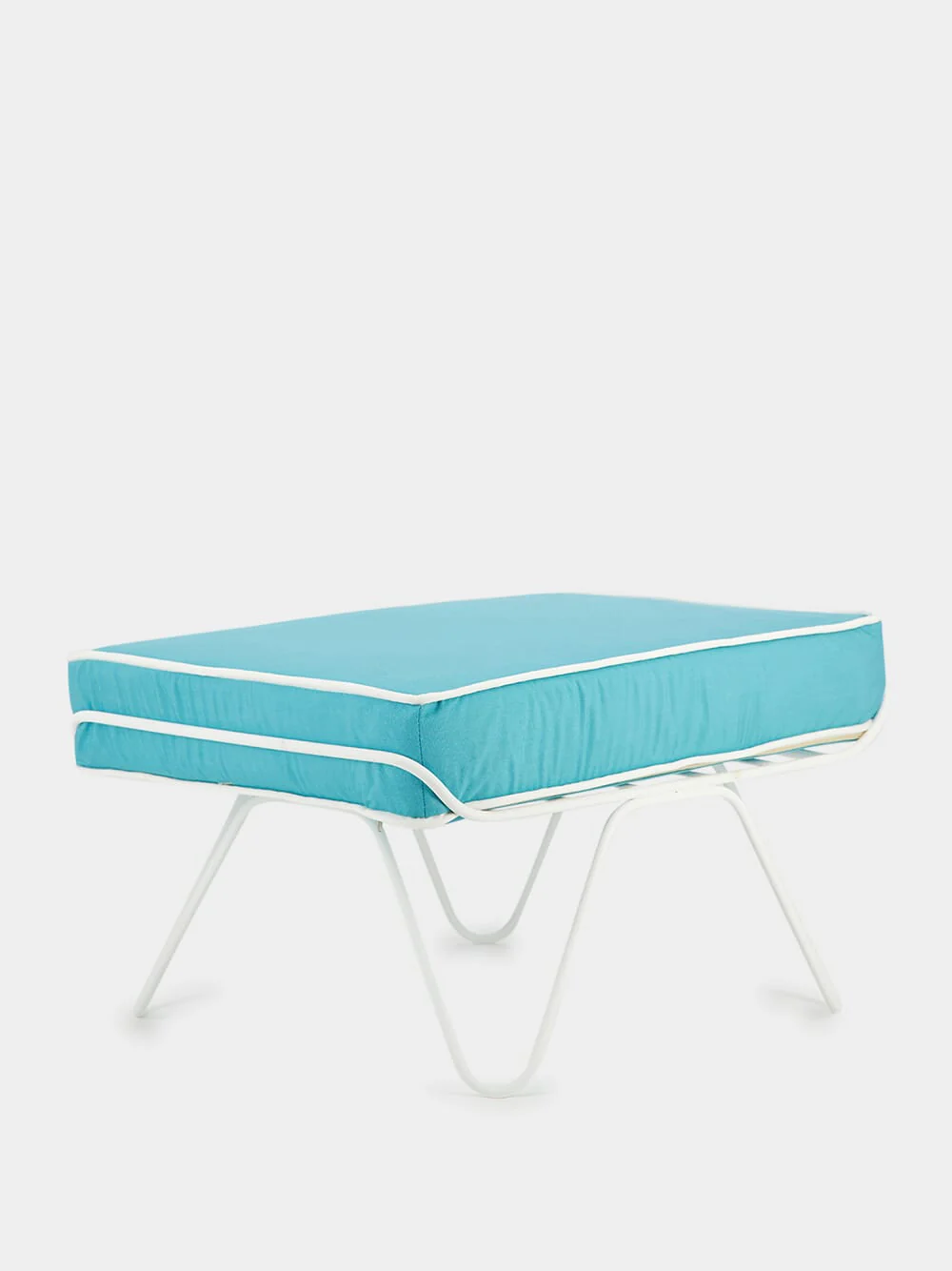 Croisette Light Blue Pouffe - Image 3