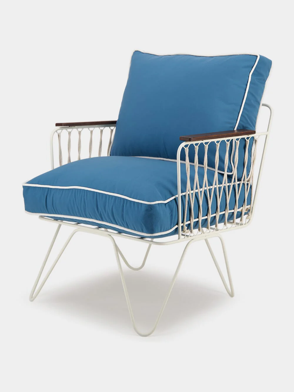 Croisette Céleste Blue Armchair - Image 2