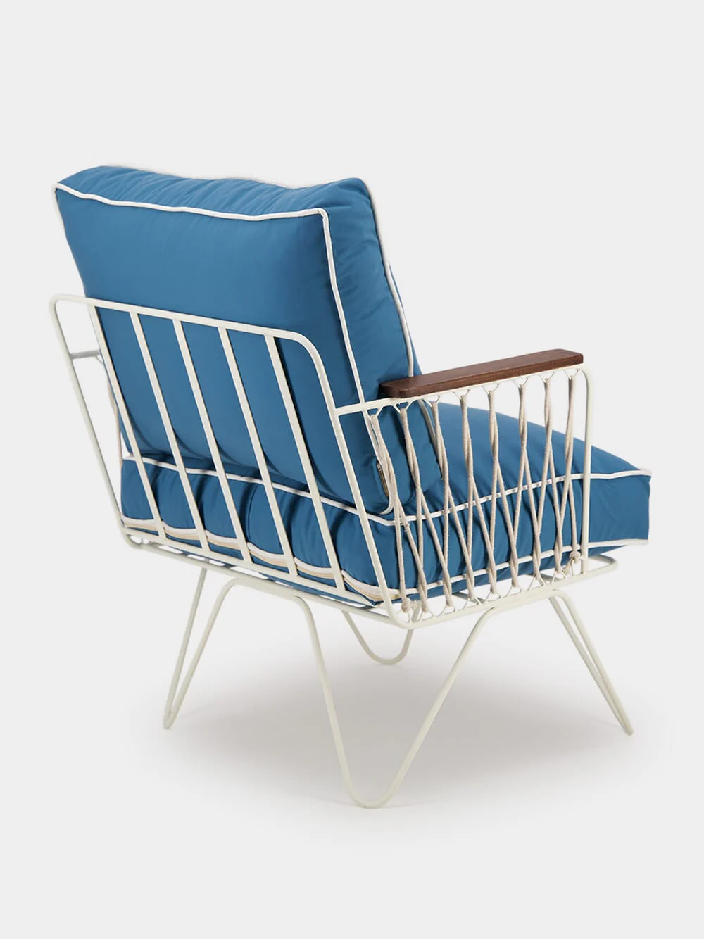 Croisette Céleste Blue Armchair - Image 3