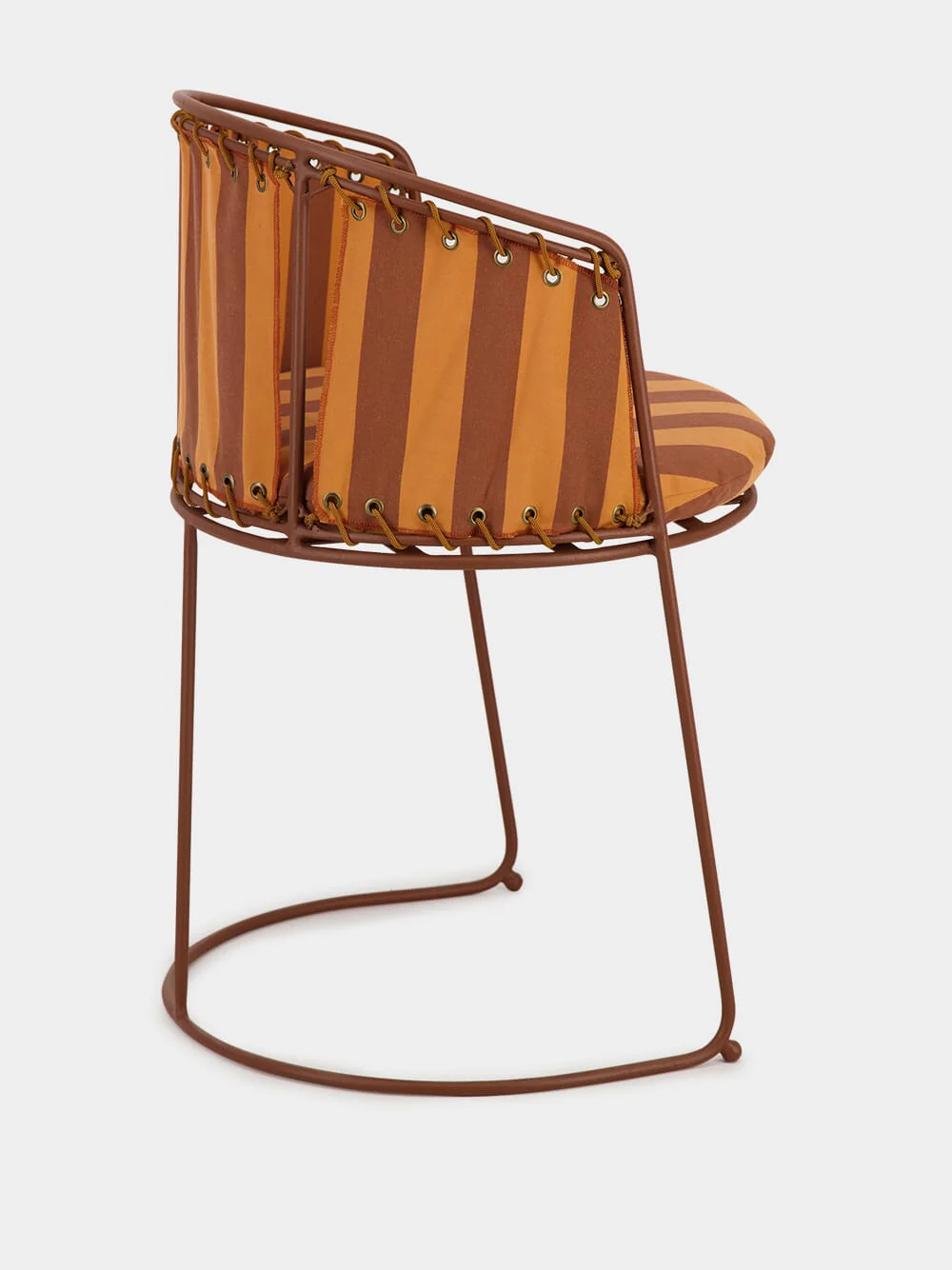 Brick Palmer Striped Chair - Image 4
