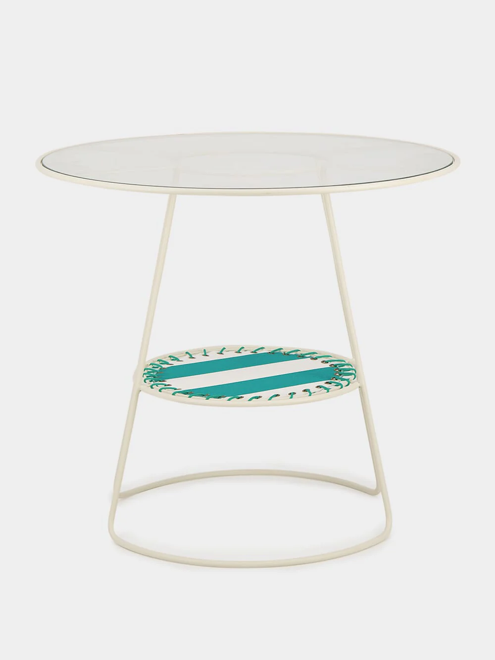 Green Palmer Striped Table