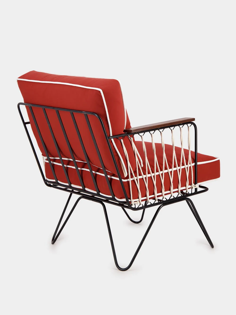 Terracotta Outdoor Croisette Armchair - Image 3