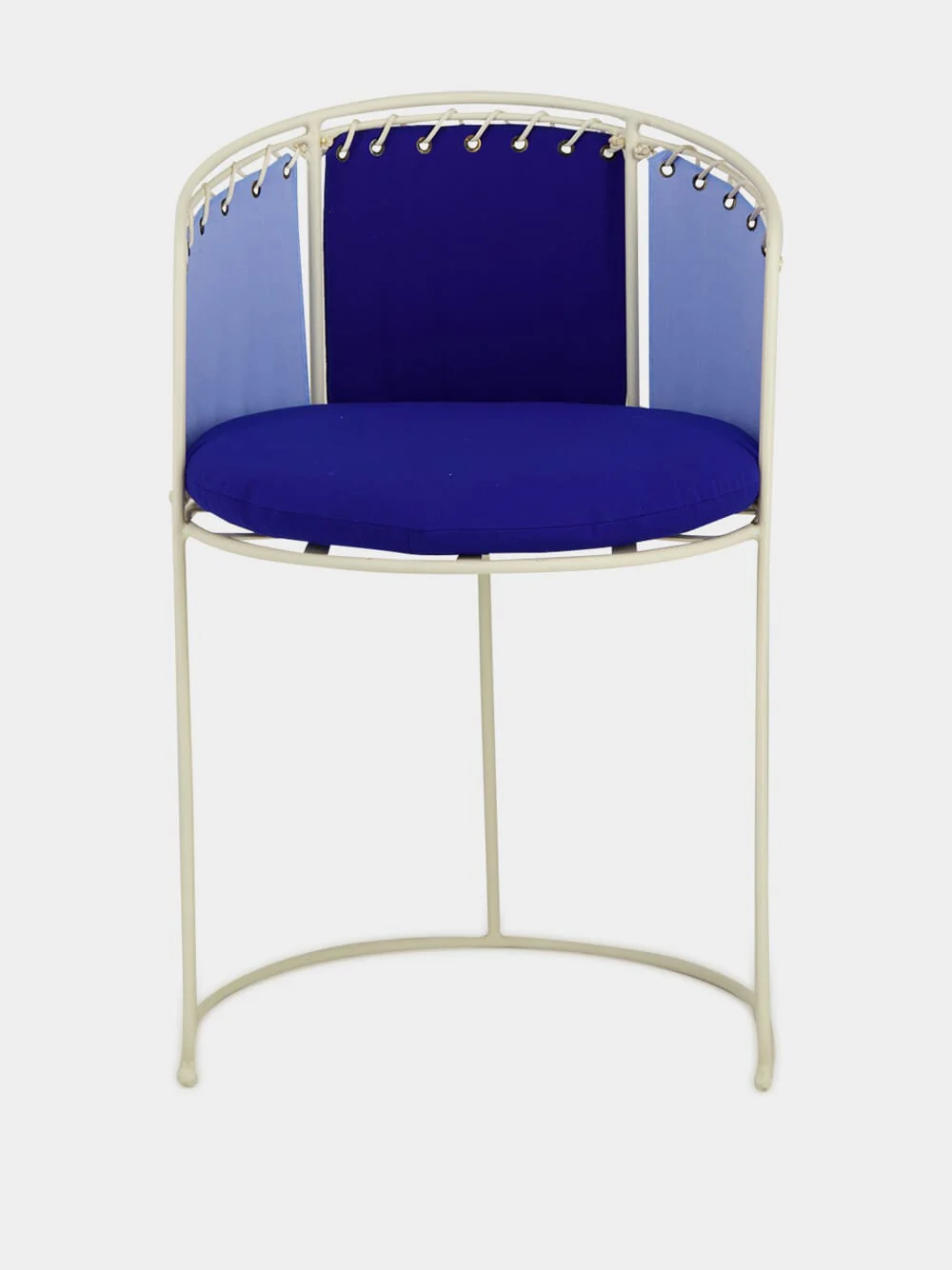 Ocean Blue Outdoor Chair with Canvas - Image 2