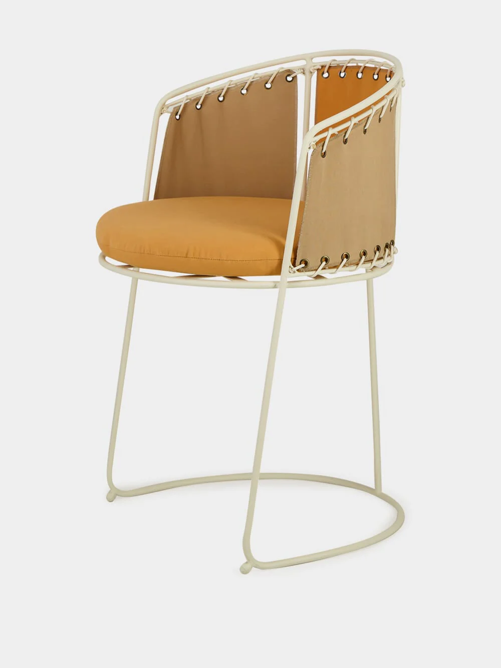 Toast Orange Outdoor Chair with Canvas - Image 2