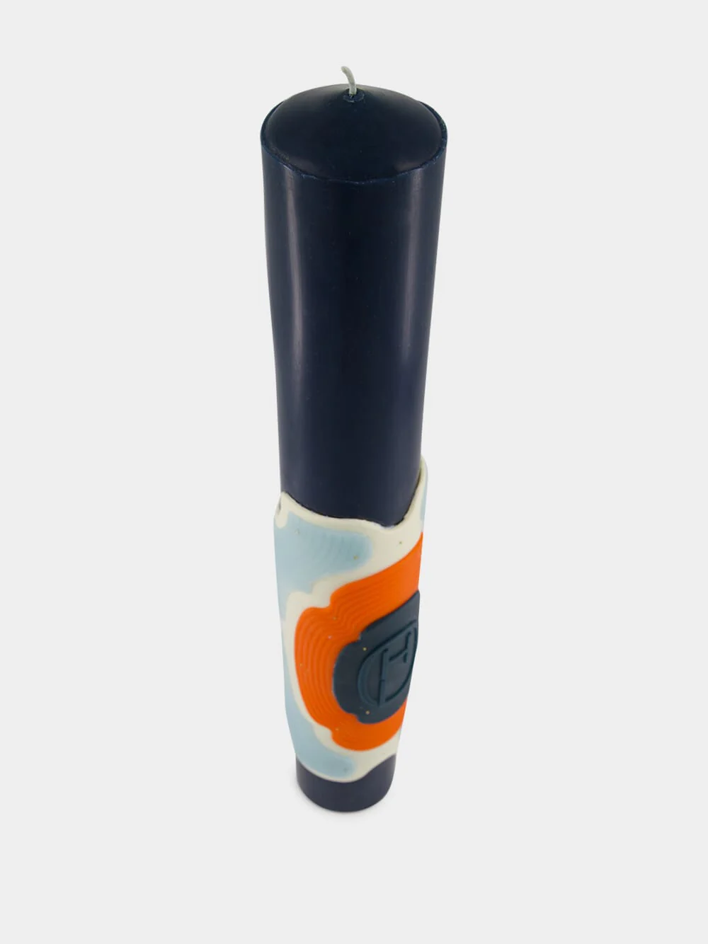 Dark Blue Immanuel Medium Candle - Image 2